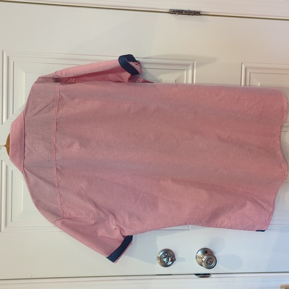 Craft Flow Pink Men's Button Up Shirt - Picture 2 of 6